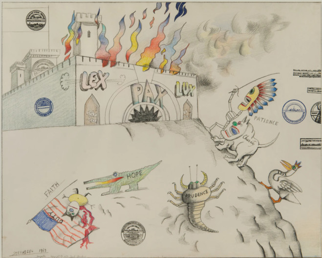Saul Steinberg - Galerie Claude Bernard