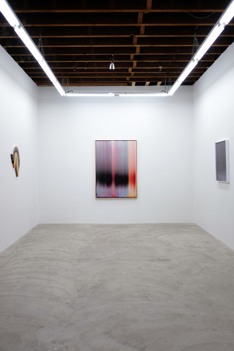 Vue de l’exposition Order & Vertigo, duo show avec Derrick Velasquez, Galerie Carvalho Park, New York