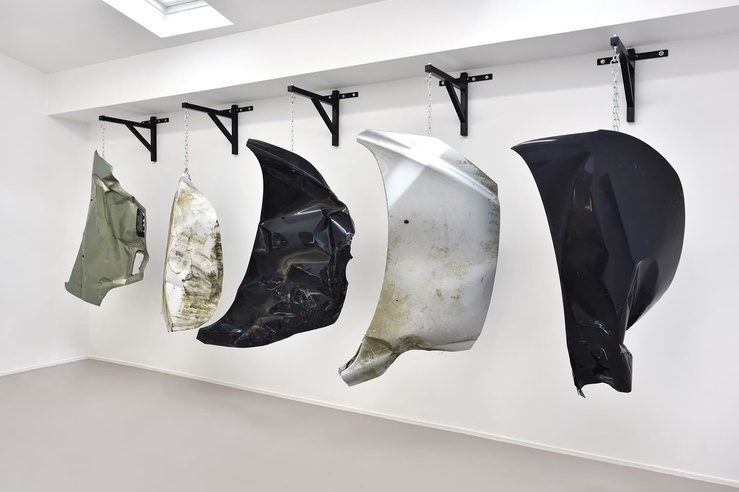 Vue de l’exposition Les rois morts, Charly Bechaimont