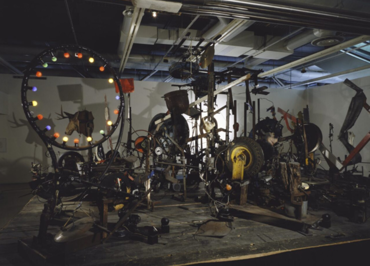 Jean Tinguely L’Enfer, un petit début, 1984 — 370 × 920 ×  700 cm, Centre Pompidou, Musée national d’art moderne, Paris