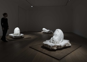 Vue de l’exposition Jaume Plensa, 5 rêves, 5 désirs, Galerie Lelong, Paris, 2025