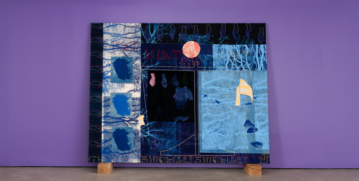 Zohra Opoku, Vue de l’exposition Door to the Cosmos, 2025