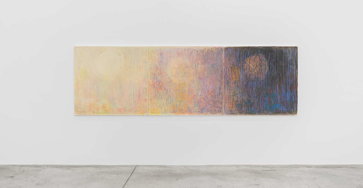 Vue de l’exposition Christopher Le Brun, Moon Rising in Daylight, Almine Rech, Paris, Turenne, 2025
