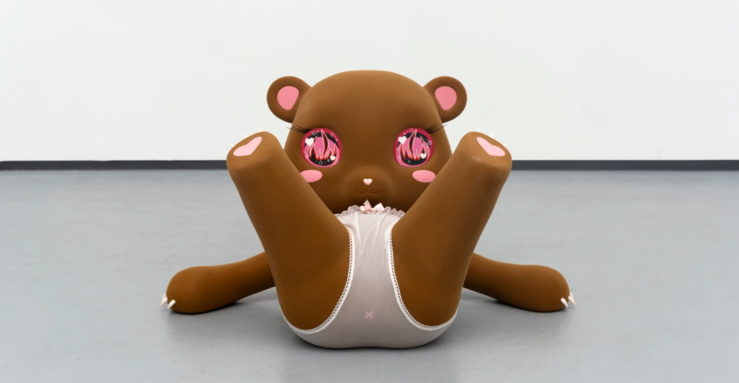 Precious Okoyomon, It’s Important to Have ur Fangs Out, vue d’exposition, galerie Mendes Wood DM, Paris