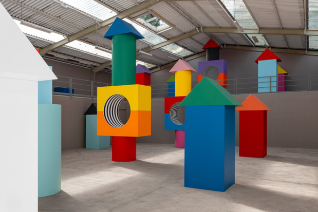 Daniel buren galleria continua exposition 3 medium