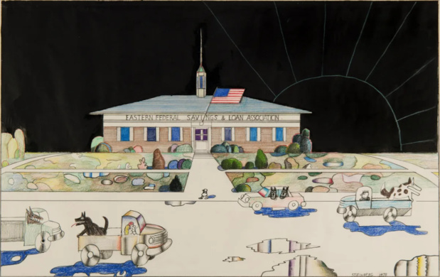 Saul steinberg claude bernard galerie 1 medium