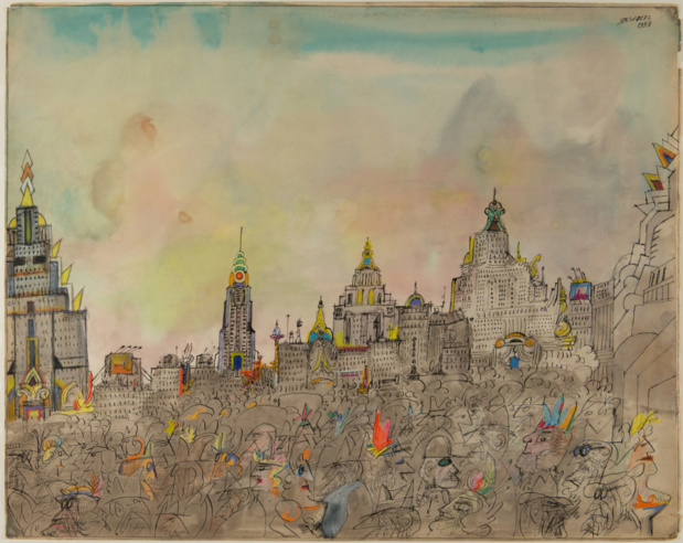 Saul steinberg claude bernard galerie 3 medium