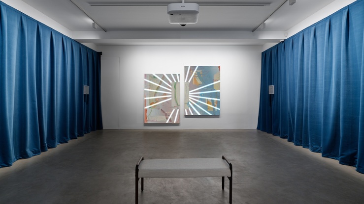 Vue de l’exposition Elsa-Louise Manceaux, Hilda Palafox, Intersections, galerie Mariane Ibrahim, Paris, 2026